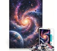 Puzzle de 1000 pièces pour Adultes Rêve de Galaxie Cosmique, Jeu éducatif, Analyse et logique, défi Unique 38x52cm