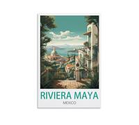 Puzzle de 1000 pièces pour Adultes - Riviera Maya, Mexique - Jeu Stimulant pour Toute la Famille (Femmes et Hommes) - 26 x 38 cm