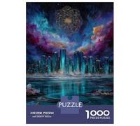 Puzzle De 1000 Pièces Pour Adultes Romantic Walk Through Lavender Purple Fields in Charcoal Style Puzzles Pour Adultes, Jeux De Société, Découpe De Précision, Cadeaux Pour Les Amis Et La Famille 70x50