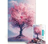 Puzzle de 1000 pièces pour adultes, rouge cerise, propre, ajustement parfait, décoratif, jouet d'entraînement cérébral, jeu confortable, plaisir d'anniversaire (38 x 26 cm)