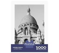 Puzzle De 1000 Pièces pour Adultes Sacré-Cœur Basilica, Paris Puzzle pour Adolescents - Niveau Difficile - Chaque Pièce Est Unique - Jeu Amusant Et Stimulant pour Toute La Famille 70x50cm/1000pcs