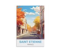 Puzzle de 1000 pièces pour Adultes, Saint-Étienne, France. Puzzle Classique de 1000 pièces, Jeu éducatif, Magnifique Puzzle décoratif (52 x 38 cm).