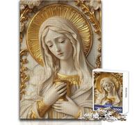Puzzle de 1000 pièces pour Adultes-Sainte Marie-Madeleine-Cadeau Amusant et divertissant pour Toute la Famille-À partir de 14 Ans (Dimensions 50x75cm)