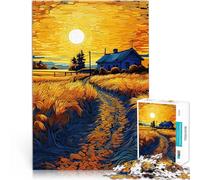 Puzzle de 1000 pièces pour Adultes Saison des récoltes Naturelles Jouet éducatif Anti-Stress Œuvre d'art 52x38cm