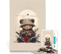 Puzzle de 1000 pièces pour adultes - Samouraï - Bords précis - Jeu de réflexion - Cadeau pour des heures confortables - 38 x 52 cm