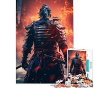 Puzzle de 1000 pièces pour Adultes Samurai Fire Jeu Familial captivant pour cultiver la Patience Cadeau pour Femmes et Hommes améliore la mémoire (Dimensions 38x52cm)