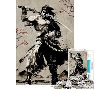 Puzzle de 1000 pièces pour Adultes Samurai V Un défi à relever Décoration Murale Jeu Amusant Convient aux 14 Ans et Plus (50x75cm)