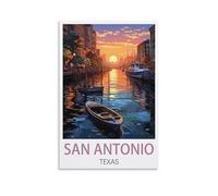 Puzzle de 1000 pièces pour Adultes, San Antonio, Texas. Puzzle de 1000 pièces, Jeu éducatif, décoration intérieure, 70 x 50 cm.