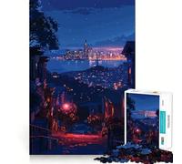 Puzzle de 1000 pièces pour Adultes San Francisco,Californie Pixel Art Découpe Parfaite Jeu Amusant et Relaxant pour Un Anniversaire ou Un Loisir (38x26cm)