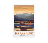 Puzzle de 1000 pièces pour Adultes San Juan Island Washington Décoration intérieure Jouet Cadeau pour Hommes, Femmes, Seniors, 38x26cm