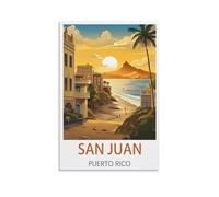 Puzzle de 1000 pièces pour Adultes, San Juan, Porto Rico, Affiches, Puzzle Stimulant, Puzzle Difficile pour la décoration familiale, 26 x 38 cm