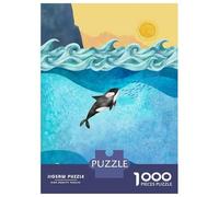 Puzzle De 1000 Pièces pour Adultes Save The Oceans Collage Puzzles pour Adultes - Décoration Murale - Stimule La Mémoire - Cadeaux Uniques pour Anniversaires Et Noël 38x26cm/1000pcs