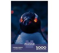Puzzle De 1000 Pièces pour Adultes Scary Cute Penguin Fantasy Puzzle Adulte Jeux Relaxants Course De Vitesse Manuelle Cadeau d'anniversaire, Cadeaux, 70x50cm/1000pcs