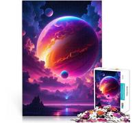 Puzzle de 1000 pièces pour Adultes Scène de Science-Fiction Epic Planet Défi Difficile Offrir en Cadeau à Toute la Famille 75x50cm
