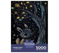Puzzle De 1000 Pièces pour Adultes Scratch Art Squirrel Puzzles pour Adultes - Décoration Murale - Stimule La Mémoire - Cadeaux Uniques pour Anniversaires Et Noël 52x38cm/1000pcs