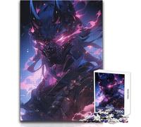 Puzzle de 1000 pièces pour Adultes - Seigneur Oni Infernal - Jeu éducatif - Décoration intérieure - Cadeau d'anniversaire - Dimensions:50x75cm