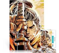 Puzzle de 1000 pièces pour Adultes Sekiro Samurai avec Katana Réduction du Stress intéressante Cadeau Amusant 52x38cm