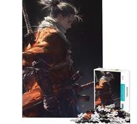 Puzzle de 1000 pièces pour Adultes Sekiro Shadow Die Twice Jeu addictif pour cultiver la Patience et se détendre améliorer la mémoire (Dimensions 75x50cm)