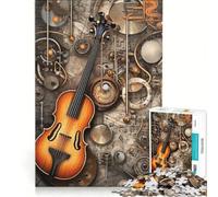 Puzzle de 1000 pièces pour Adultes Sérénade Cyberpunk, Jeu de Construction, pour s'amuser en Famille et renforcer Les Liens Amoureux 38x52cm