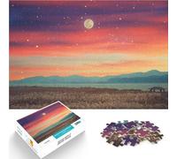 Puzzle de 1000 pièces pour Adultes Sérénité éthérée Jouets éducatifs d'apprentissage Car C'est Un pour Toute la Famille 38x26cm