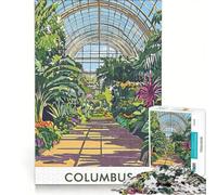 Puzzle de 1000 pièces pour Adultes, Serre de Columbus, Jeu éducatif, Difficile et Stimulant, Cadeaux de Noël et d'anniversaire 50x75cm