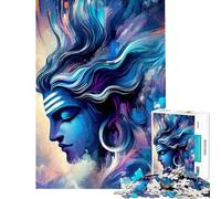 Puzzle de 1000 pièces pour Adultes Shiva Art Puzzle pour Adultes Jeu de réflexion Course de Vitesse Manuelle Cadeau d'anniversaire et Cadeau Unique (Taille 38x52cm)