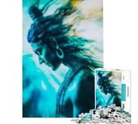 Puzzle de 1000 pièces pour Adultes Shiva Flowing Energy Jeu intellectuel Casse-tête Analyse et logique Cadeau pour Femmes et Hommes (Taille 38x52cm)