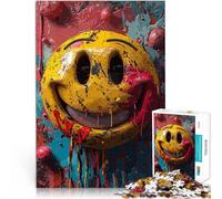Puzzle de 1000 pièces pour Adultes Sourires vibrants, Vibrations folles Jeux de détente Décoration d'intérieur et Cadeaux Uniques 52x38cm