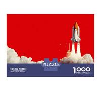 Puzzle De 1000 Pièces pour Adultes Space Shuttle Launch-5 Puzzles pour Adolescents, Jouets À Monter Soi-même, Défi Difficile, Jeu Stimulant, Cadeaux 52x38cm/1000pcs