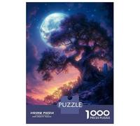 Puzzle De 1000 Pièces pour Adultes Spiritual Purple Tree Puzzles pour Adolescents Jeu Manuel Défi Difficile Cadeau d'anniversaire, Cadeaux, 70x50cm/1000pcs