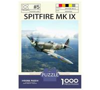 Puzzle De 1000 Pièces pour Adultes Spitfire MK Aircraft Puzzle Adulte, Jouet, Décoration Murale, Difficile, Cadeau d'anniversaire, Cadeaux, 52x38cm/1000pcs