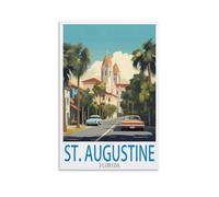 Puzzle de 1000 pièces pour Adultes St. Augustine Floride décoration intérieure Fête d’Anniversaire Jouet Cadeau pour Hommes, Femmes, Seniors, 38x26cm