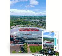 Puzzle de 1000 pièces pour adultes, stade Bayer Leverkusen, découpe précise, jeu de réflexion intelligent, jeu de relaxation, 38 x 26 cm