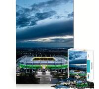 Puzzle de 1000 pièces pour Adultes Stade Borussia Park Décoration soignée Jeu de réflexion Idéal pour se divertir Pendant Les Loisirs Cadeau d'anniversaire Artistique (38x26cm)
