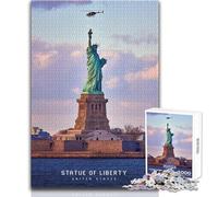 Puzzle de 1000 pièces pour Adultes, Statue de la Liberté : Un Jeu Amusant et Original pour Toute la Famille ! Cadeau Amusant et Humoristique Dimensions : 38x26 cm