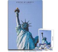 Puzzle de 1000 pièces pour Adultes, Statue de la Liberté : Un Jeu Amusant et Original pour Toute la Famille ! Cadeau Amusant et Humoristique Dimensions : 38x26 cm