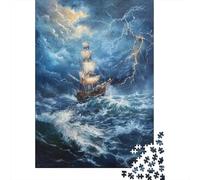 Puzzle De 1000 Pièces pour Adultes Stormy Sea Adventure -3 Puzzle Adulte, Jouet, Décoration Murale, Difficile, Cadeau d'anniversaire, Cadeaux, 38x26cm/1000pcs
