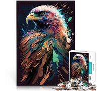 Puzzle de 1000 pièces pour Adultes Style Artistique de l'aigle 4 Défi Difficile pour soulager Le Stress Œuvre d'art 38x26cm