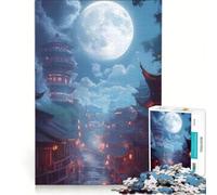 Puzzle de 1000 pièces pour Adultes, Style Chinois, représentant Une Ville Jeu de Construction à Faire soi-même, idéal pour améliorer la mémoire et comme Cadeau pour Toute la Famille 38x52cm