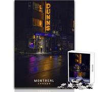 Puzzle de 1000 pièces pour Adultes, Style Montréal, Jeu éducatif Familial, Motif à Assembler, Cadeau de Père Noël Secret, Dimensions 38x52cm