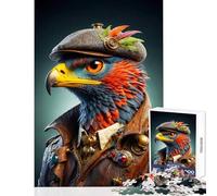 Puzzle de 1000 pièces pour Adultes Style Steampunk aviateur idéal pour la décoration intérieure Un Cadeau Parfait ! Jeu Pratique avec des pièces de Formes aléatoires Parfaitement emboîtables 38x26cm