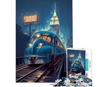 Puzzle de 1000 pièces pour Adultes Style Streamline Moderne Cadeau d'anniversaire ou de Noël Jeu éducatif à partir de 14 Ans (50x75cm)