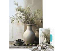 Puzzle de 1000 pièces pour Adultes Style toscan Rustique Nature Morte Jeu Pratique et Stimulant Cadeau d'anniversaire Difficile (38x52cm)