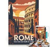 Puzzle de 1000 pièces pour Adultes, Style Vintage, représentant Le Colisée de Rome ; Un Jeu de réflexion pour Toute la Famille, idéal pour renforcer Les Liens Amoureux 38x52cm