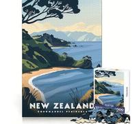 Puzzle de 1000 pièces pour Adultes sur la péninsule de Coromandel en Nouvelle-Zélande Idée Cadeau créative et Amusante (38x52cm)