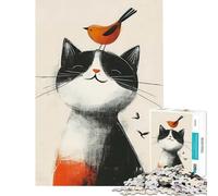 Puzzle de 1000 pièces pour Adultes sur Le thème de l'amitié Animale Jeu éducatif et défi décoration intérieure Cadeau (Dimensions 38x52cm)