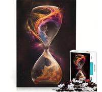 Puzzle de 1000 pièces pour Adultes sur Le thème de l'espace et du Temps Jeux Amusants Interaction Parent-Enfant avec Poster et fiche de Questions-réponses Assortis 38x52cm