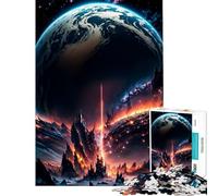 Puzzle de 1000 pièces pour Adultes sur Le thème des volcans et de la Terre Un Jeu éducatif et Amusant pour Toute la Famille (38x26cm)
