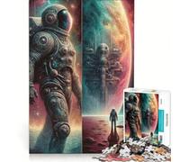 Puzzle de 1000 pièces pour Adultes sur Le thème du Voyage Spatial Jeux Amusants, entraînement du Cerveau et de la dextérité, idéal comme Cadeau pour Toute la Famille 38x52cm