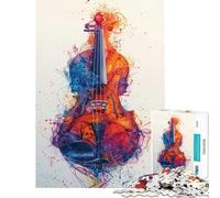 Puzzle de 1000 pièces pour Adultes « Symphonie vibrante » activités ludiques à la Maison Jeu Anti-Stress et Casse-tête pour Les 14 Ans et Plus (38x52cm)